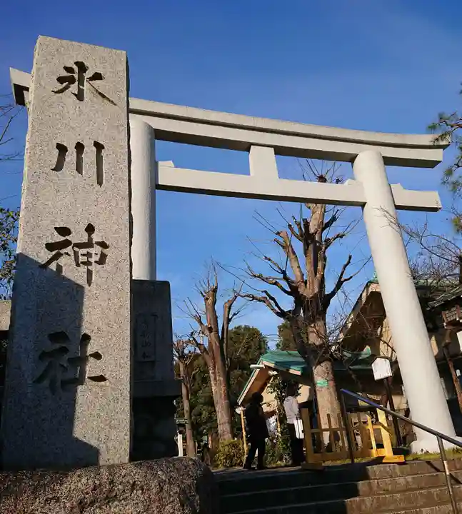新宿下落合氷川神社の鳥居