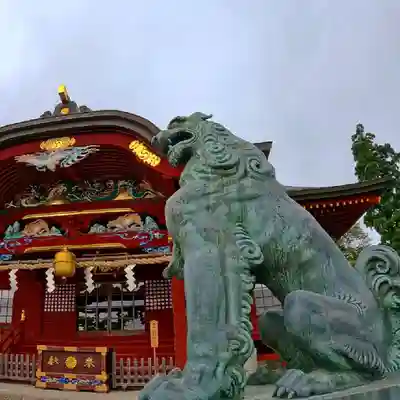 武蔵御嶽神社の狛犬