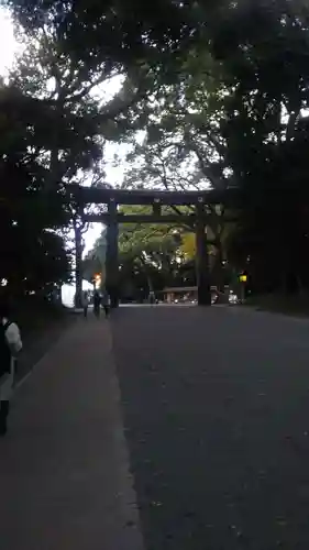 明治神宮の鳥居