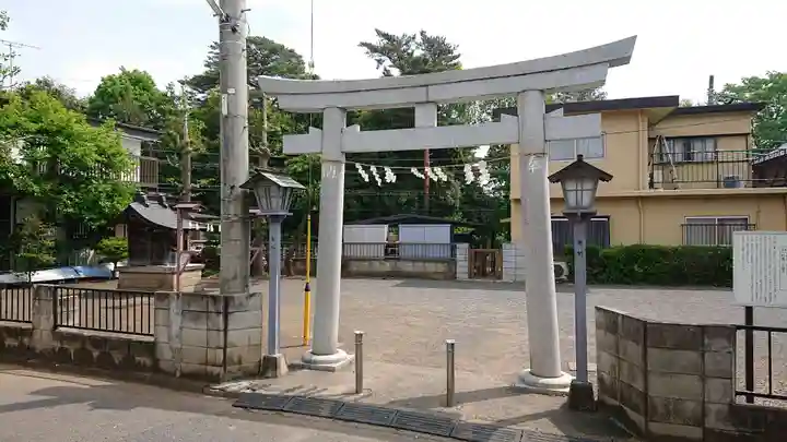 萩山八幡神社の鳥居