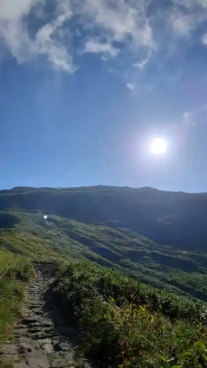 月山神社本宮の景色