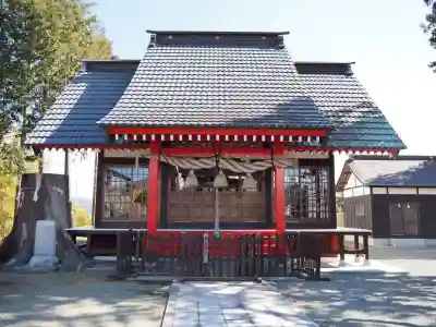 六日市場浅間神社の本殿・本堂