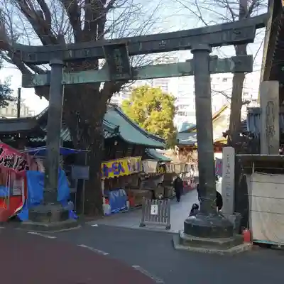 湯島天満宮の鳥居