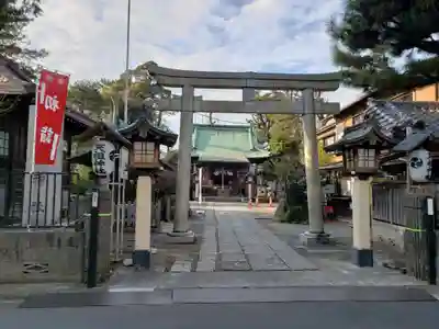 高円寺天祖神社の鳥居