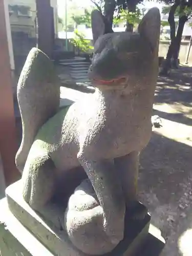 栗原氷川神社の狛犬