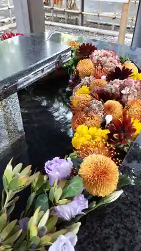 新琴似神社の手水舎