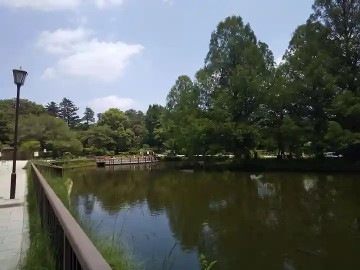 武蔵一宮氷川神社の庭園