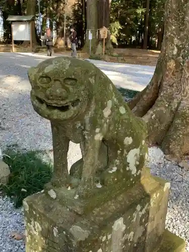 間々田八幡宮の狛犬