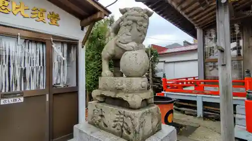 函館厳島神社の狛犬