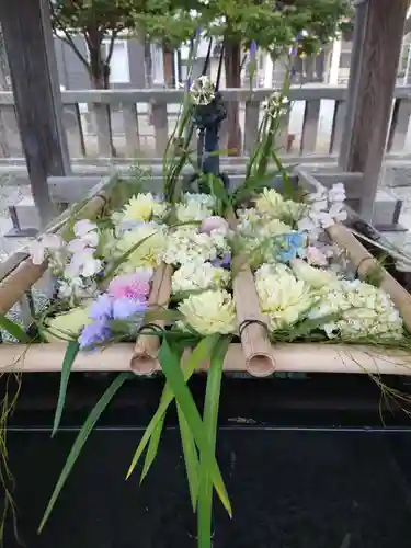 江南神社の手水