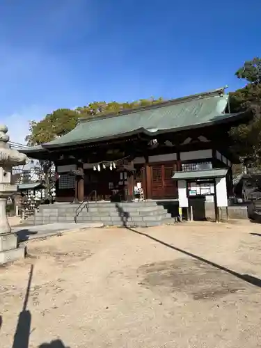 饒津神社の本殿