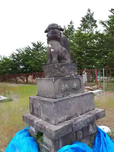 追分八幡神社の狛犬