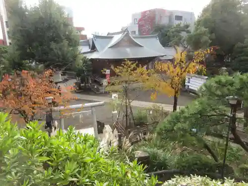 鳩森八幡神社の本殿・本堂
