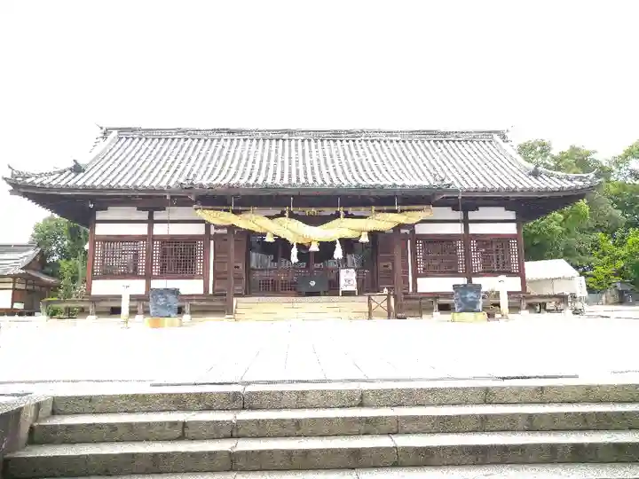 阿智神社の本殿・本堂