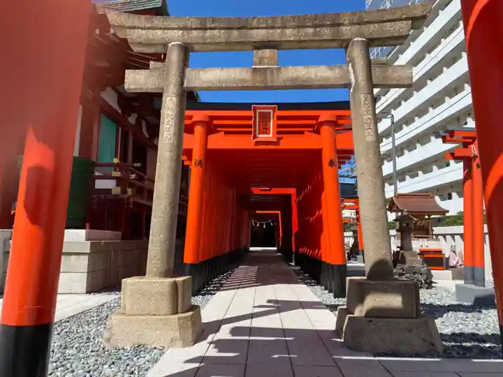 東京羽田 穴守稲荷神社の鳥居