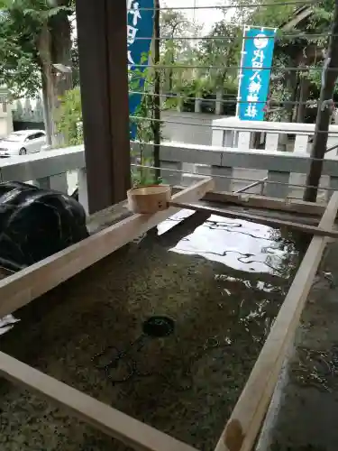 代田八幡神社の手水舎