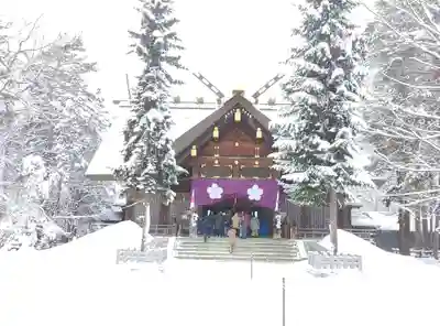 上川神社の初詣