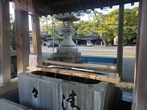 長浜八幡宮の手水舎
