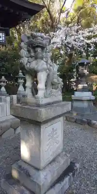 青塚社（北方町）の狛犬