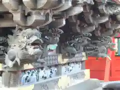 雷電神社の像