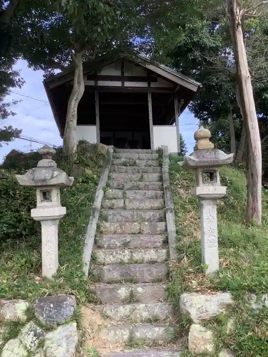 神明社 稲荷神社 尾張・余語氏館(愛知県)