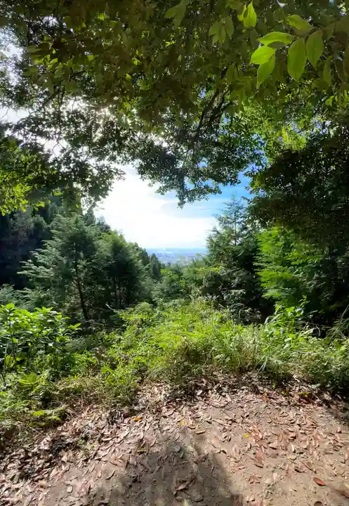 高良大社奥宮(奥の院)の周辺