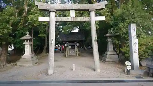 清洲山王宮　日吉神社の鳥居