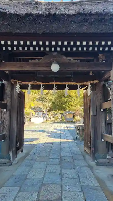 上行寺の山門