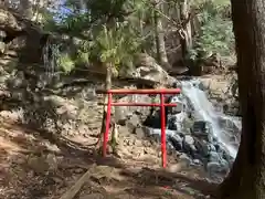 母の白滝神社の鳥居