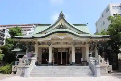 難波八阪神社の本殿・本堂