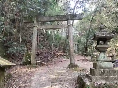 玉野御嶽神社の鳥居