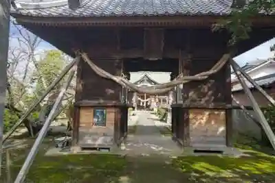 筑後乃国阿蘇神社の山門