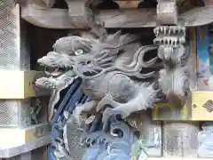 雷電神社の像