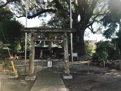 伊勢神明社の鳥居