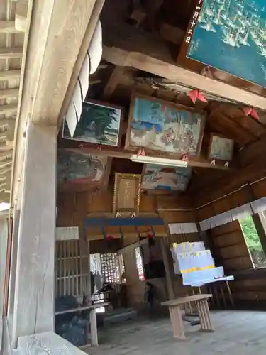 年毛神社の本殿