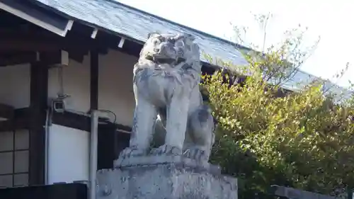 開成山大神宮の狛犬