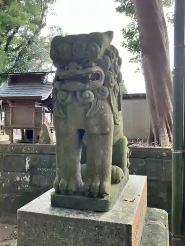 酒列磯前神社の狛犬