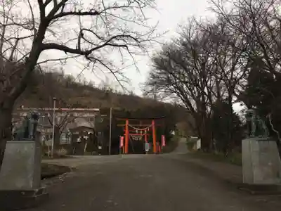 虻田神社の狛犬