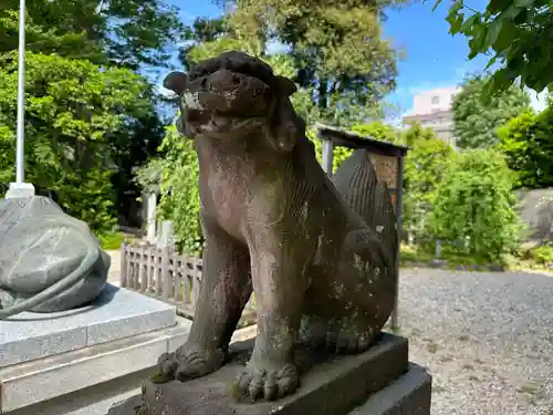 布多天神社の狛犬