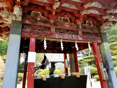 北口本宮冨士浅間神社の手水舎