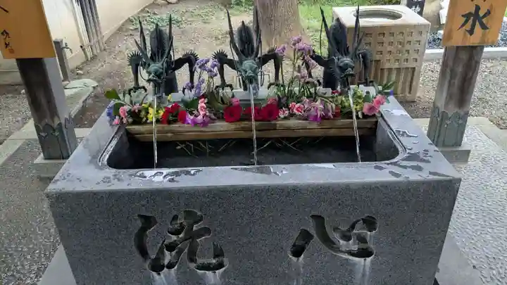 奥田神社の手水舎