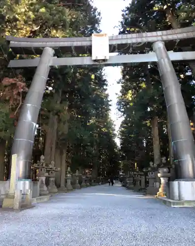 北口本宮冨士浅間神社の鳥居