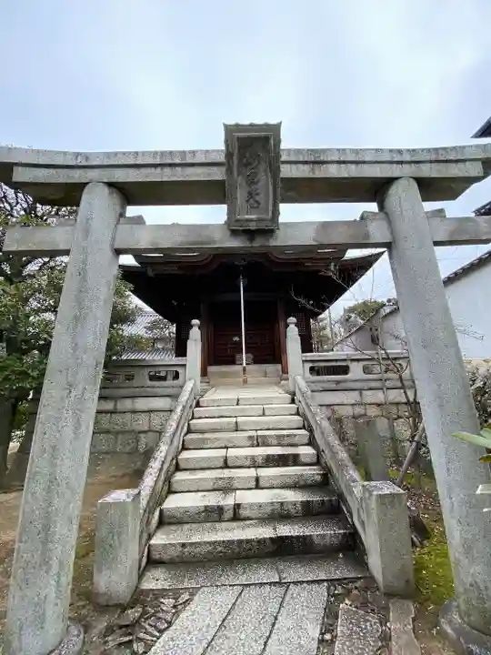 観龍寺の鳥居