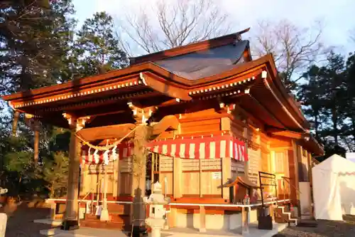 阿久津「田村神社」（郡山市阿久津町）旧社名：伊豆箱根三嶋三社の本殿