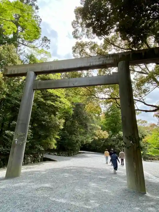 伊勢神宮内宮(皇大神宮)の鳥居