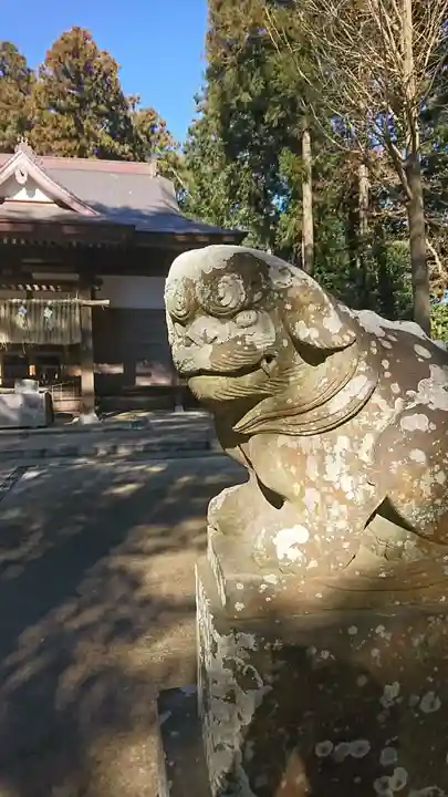 蛟蝄神社奥の宮の狛犬