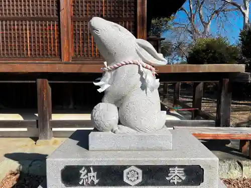 淡海國玉神社の狛犬