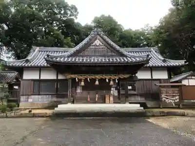 川田八幡神社の本殿・本堂