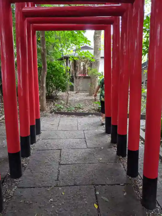 鎮守氷川神社の鳥居