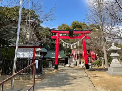 板宿八幡神社の鳥居